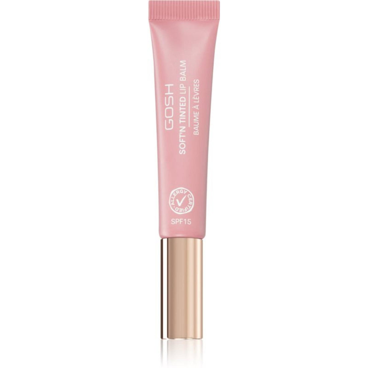 Gosh, Soft'n Tinted, Vegan, semi-transparent, Lip Balm, 004, Vintage Rose, SPF 15, 8 ml