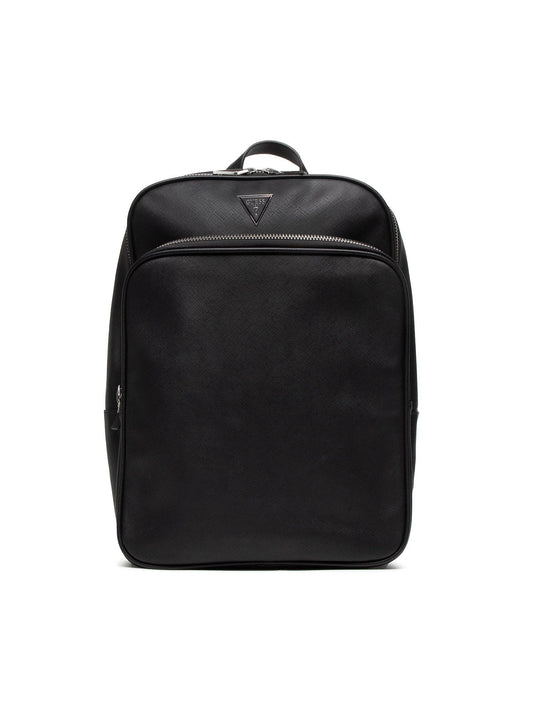 Guess, Zaino, Synthetic Leather, Textile Backpack, Black, HMECRN, For Men