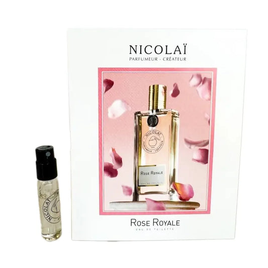 viralliset parfyyminäytteet Nicolai Rose Royale -tuoksusta 1,8 ml 0,07 oz.